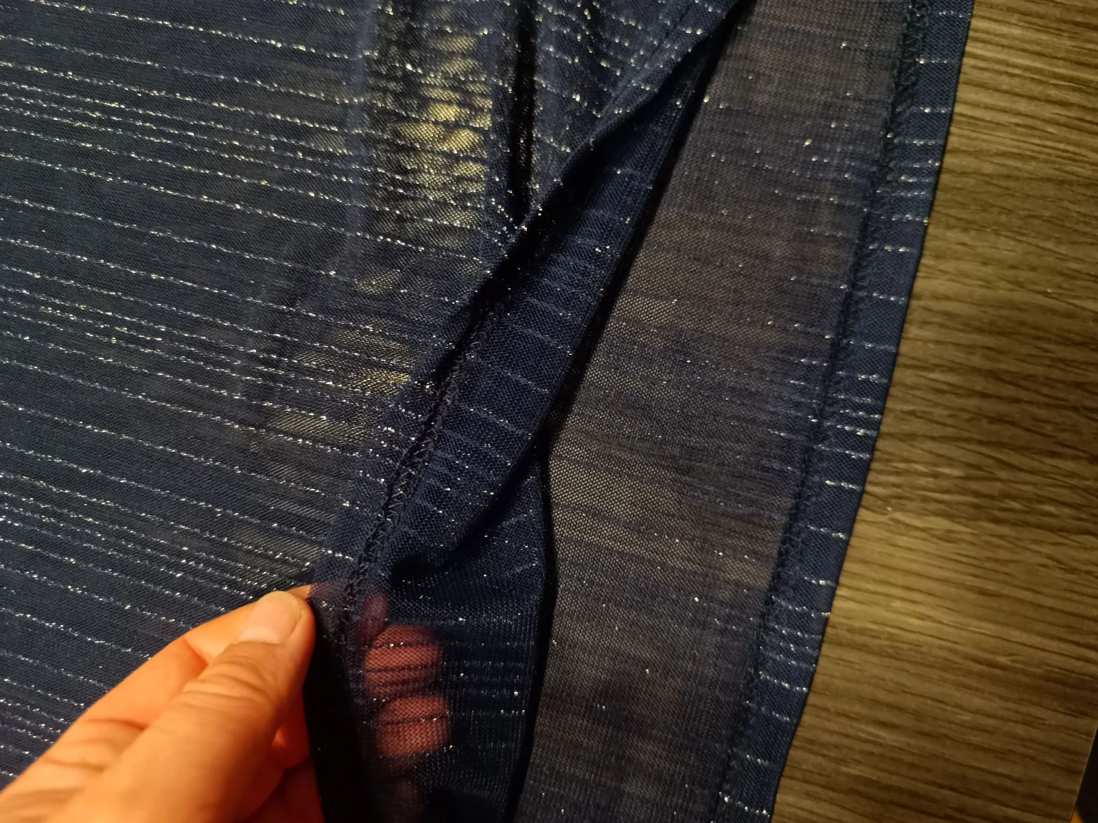 Herentransparant blauw T-shirt – photo 7